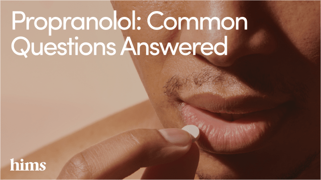 Propranolol FAQs: What You Need to Know