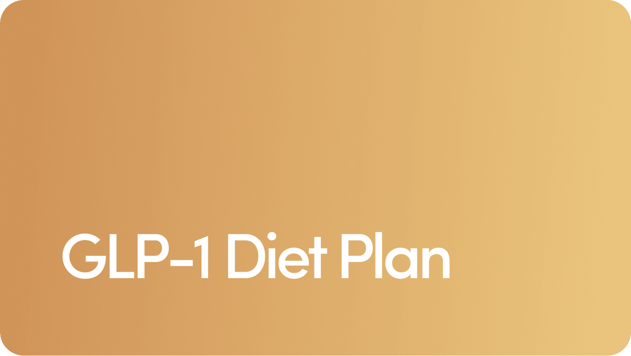 GLP-1 Diet Plan