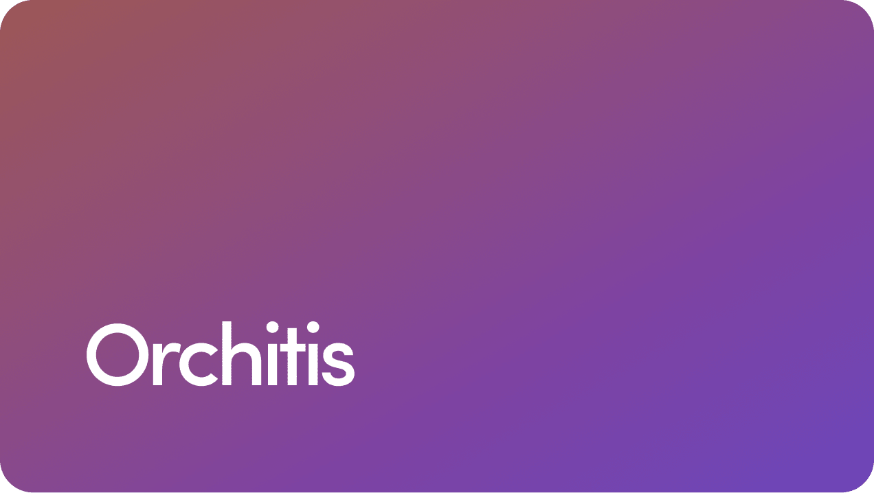 Orchitis: Causes, Symptoms, and Treatment Options