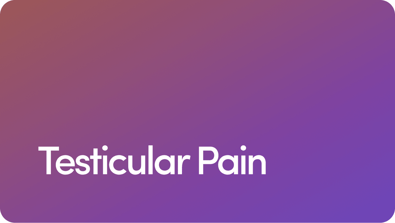 Testicular Pain: Causes, Treatments, and What to Do