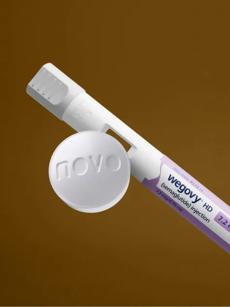 Injection pen and weight loss pill